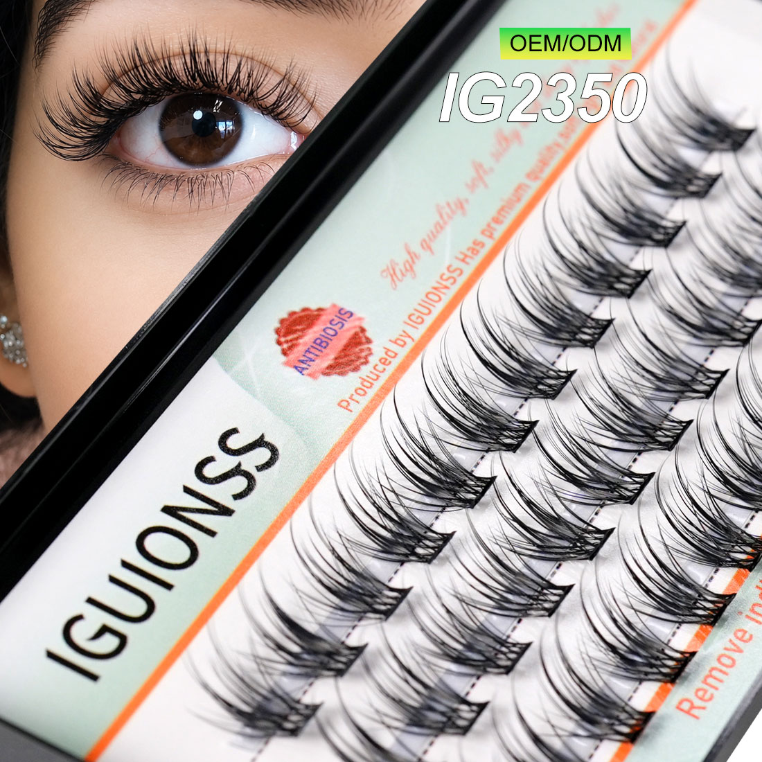 Eyelash Extension For Asian Eyes - IGUIONSS OEM ODM 세그먼트 속눈썹 연장