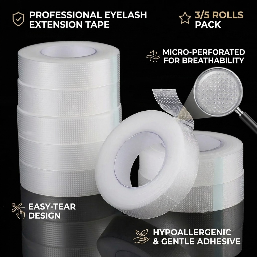 Tape Breathable Lash - 3/5 롤 PE 래쉬 테이프 통기성