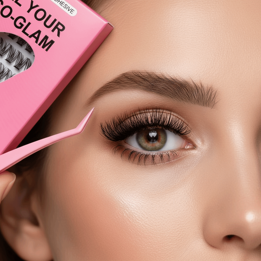 Eyelash Extension For Asian Eyes - 내추럴 룩 DIY 속눈썹 연장 키트