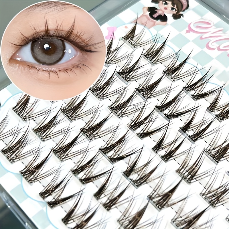 Lash Adhesive Glue - 믹시아오허 라이트 브라운 글루 프리 클러스터