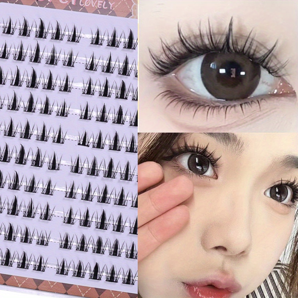 Eyelash Extension Japan - 10줄 귀여운 토끼털 속눈썹 글루프리 DIY