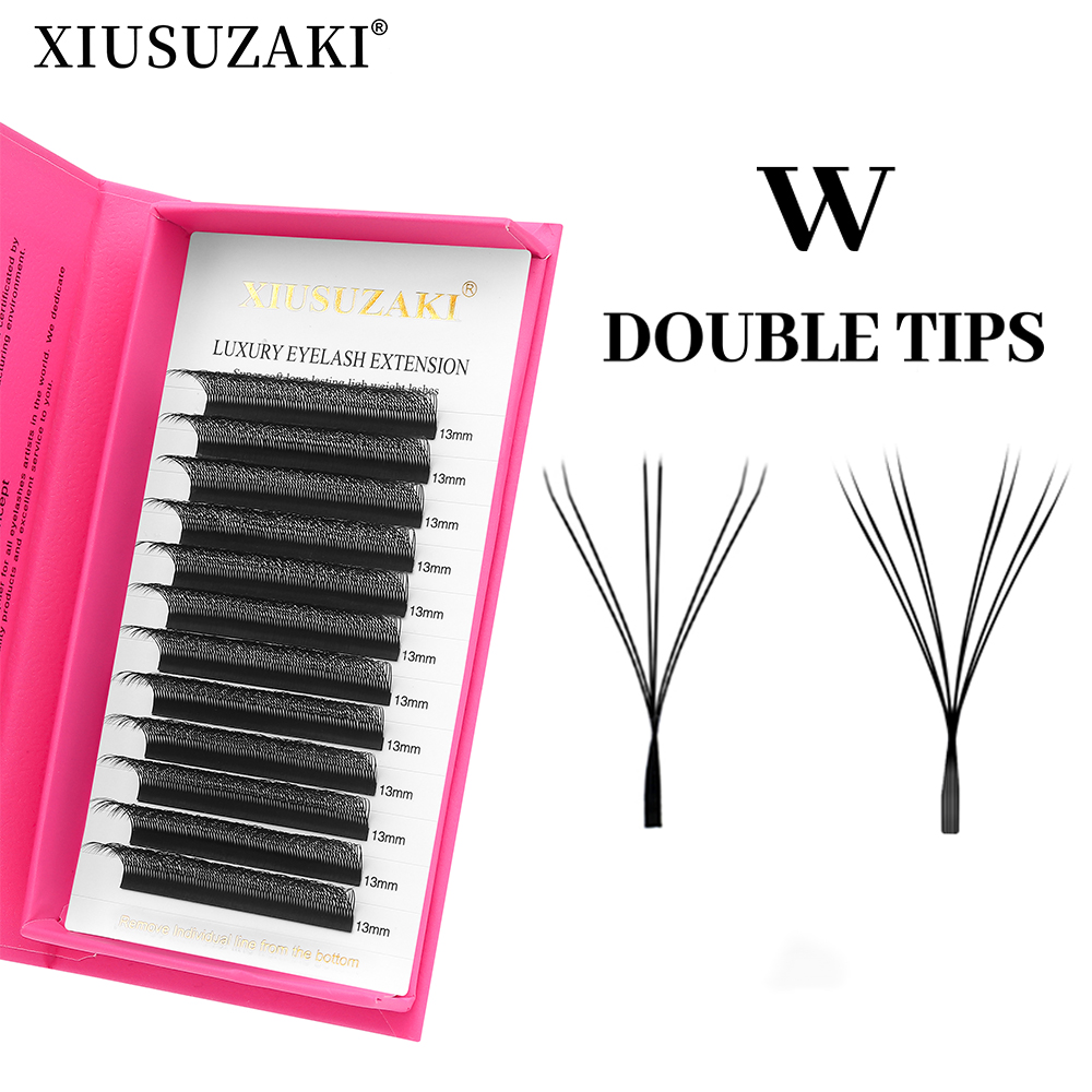 XIUSUZAKI 더블 팁 3D 4D W형 속눈썹 연장 - Eyelash Extension Double Volume 리뷰 및 가격