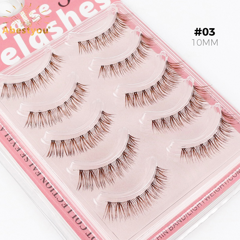 아베스트유 5쌍 숏 라이터 7-10mm 인비저블 밴드  - Eyelash Extension Japan 리뷰 및 가격
