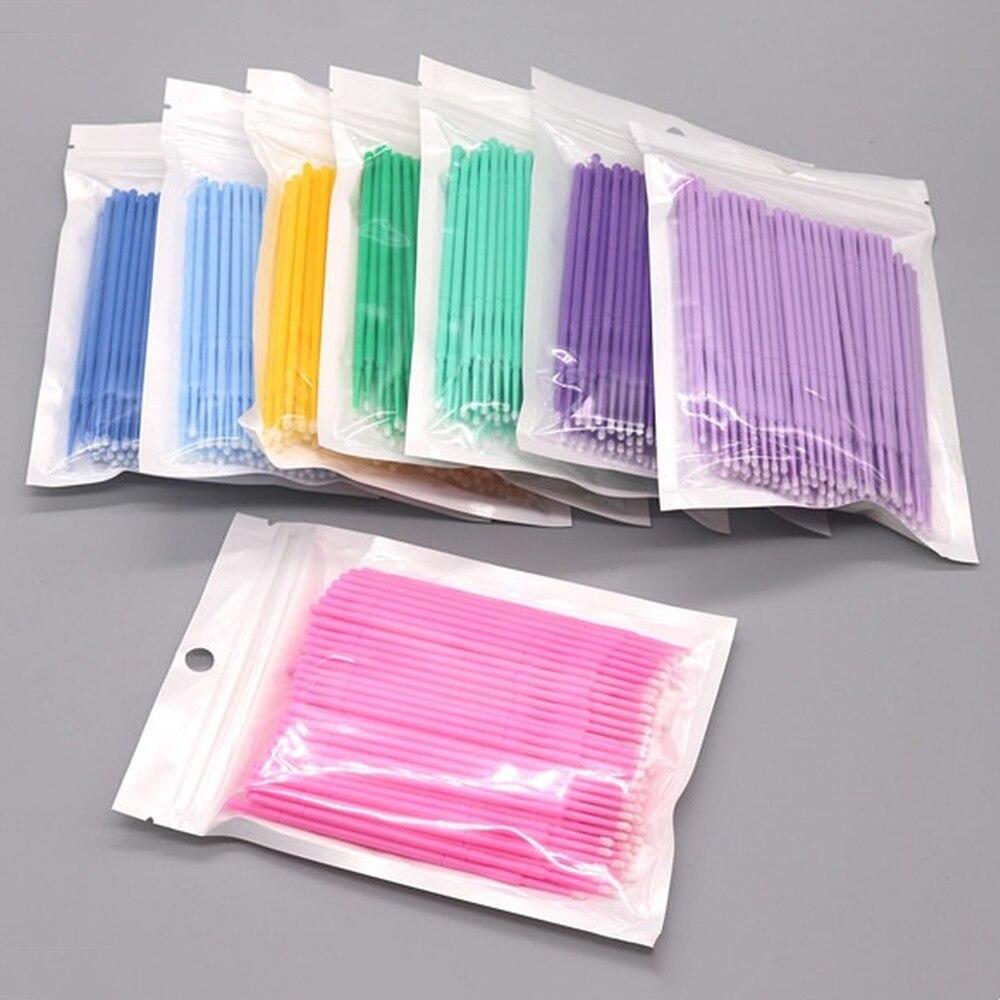 100개/세트 마이크로 브러쉬 메이크업 속눈썹 연장용  - Lash Adhesive Glue 리뷰 및 가격