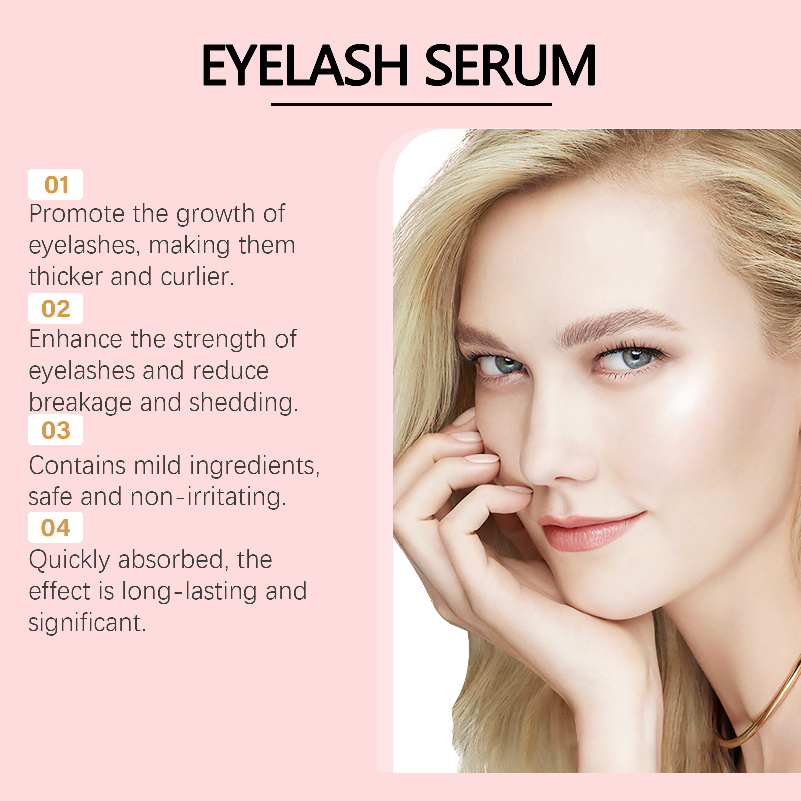 속눈썹 강화 세럼 영양 공급 보습 연장 및 굵게 곱게  - Eyelash Extension For Asian Eyes 리뷰 및 가격