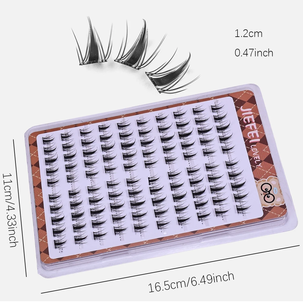 귀여운 토끼 10줄 인조 속눈썹 - 접착제가 없는 DI - Eyelash Extension Japan 리뷰 및 가격