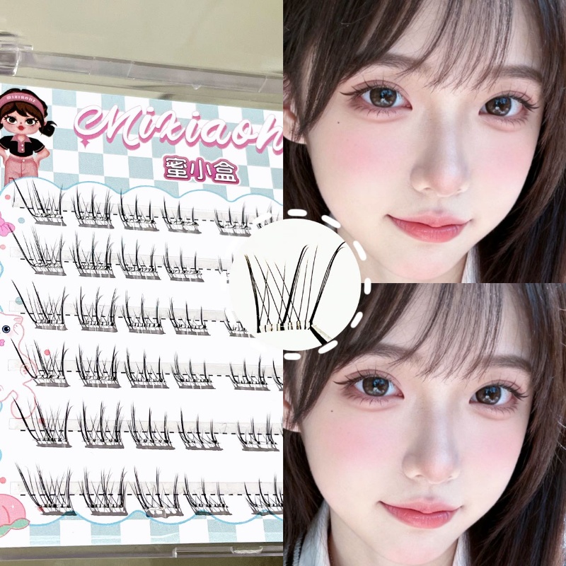 믹시아오허 글루 프리 스트레이트 속눈썹, 자연스럽고 부 - Lash Adhesive Glue 리뷰 및 가격