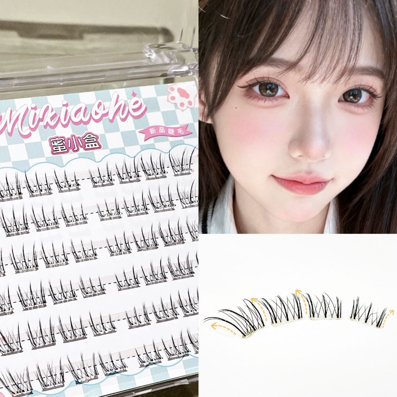 믹시아오허 글루 프리 스트레이트 속눈썹, 자연스럽고 부 - Lash Adhesive Glue 리뷰 및 가격
