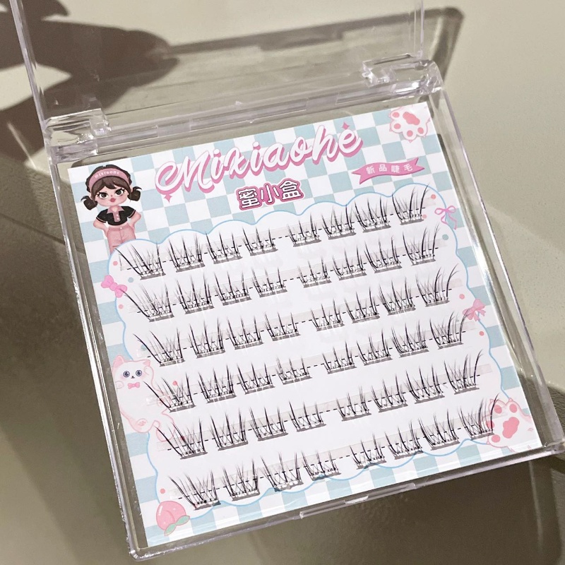 믹시아오허 글루 프리 스트레이트 속눈썹, 자연스럽고 부 - Lash Adhesive Glue 리뷰 및 가격