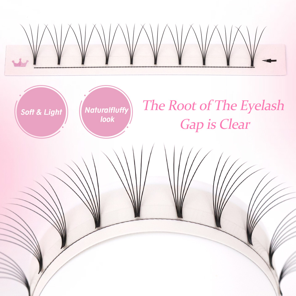 AGUUD 소프트 자연 미리 만들어진 볼륨 팬 짧은 줄 - Eyelash Extension For Asian Eyes 리뷰 및 가격