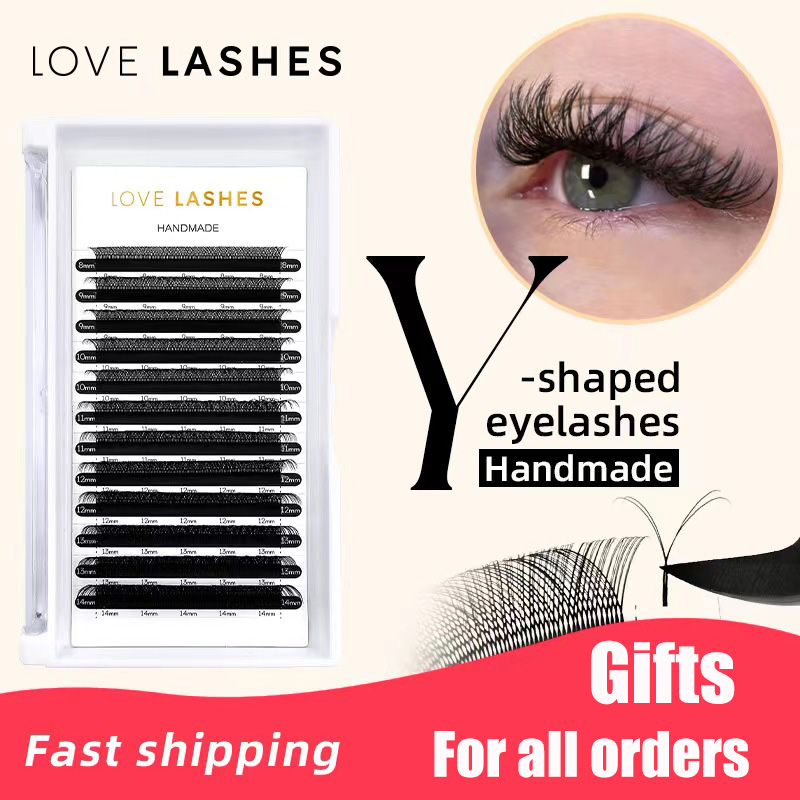 러브 래쉬 YY 모양 속눈썹, 가짜 내추럴 속눈썹, C - Eyelash Extension Double Volume 리뷰 및 가격