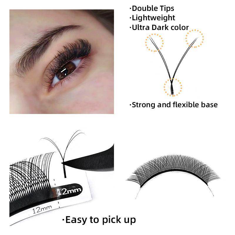 러브 래쉬 YY 모양 속눈썹, 가짜 내추럴 속눈썹, C - Eyelash Extension Double Volume 리뷰 및 가격