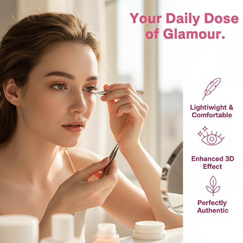 1세트 코믹 로워래쉬 익스텐션 클러스터 내추럴 셀프 접 - Lash Adhesive Glue 리뷰 및 가격