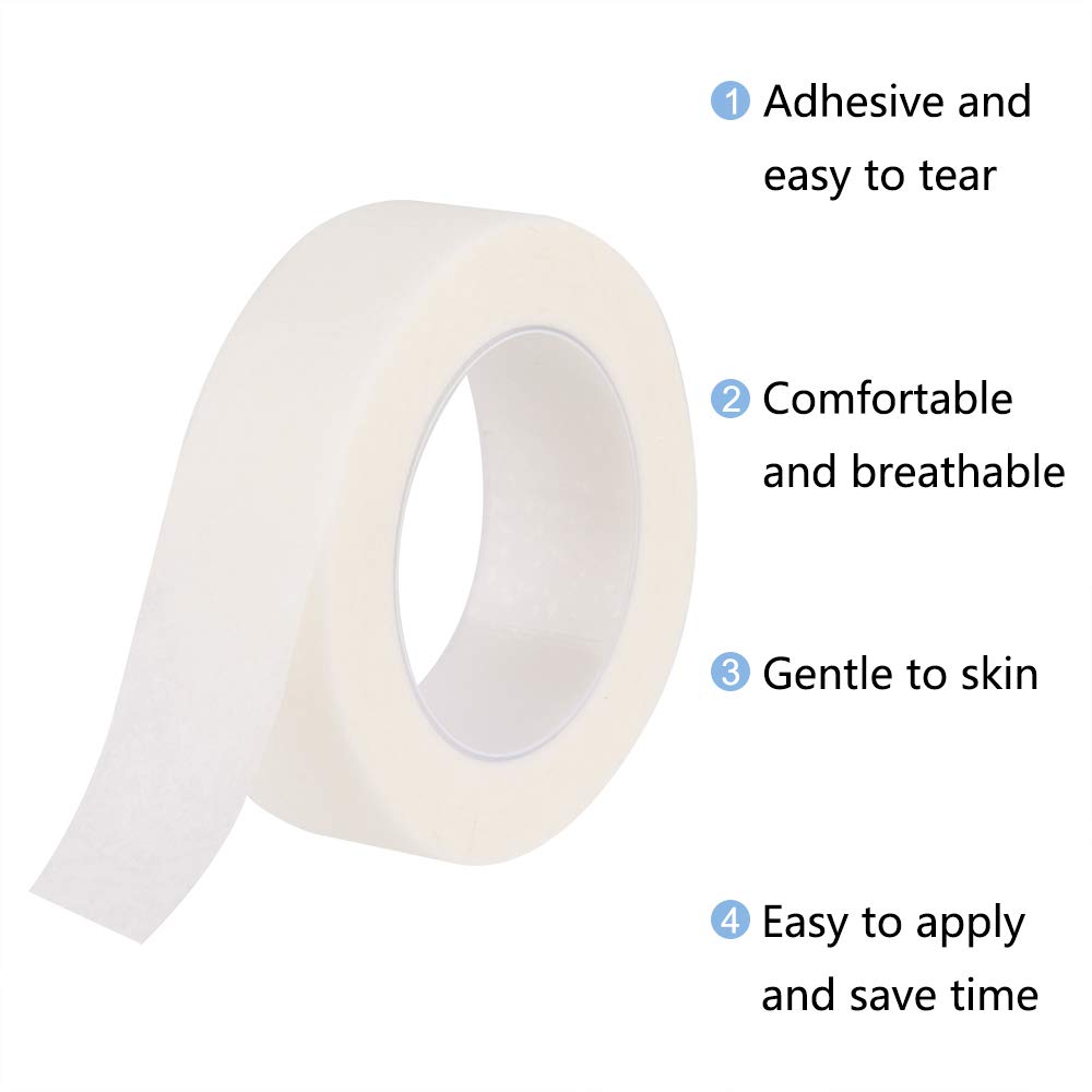 5 롤 흰색 속눈썹 테이프 접착 속눈썹 연장 테이프 속 - Tape Breathable Lash 리뷰 및 가격
