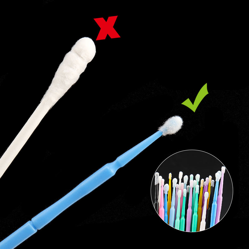 100개/봉지 대나무 속눈썹 연장 클리닝 면봉 래쉬 리 - Lash Adhesive Glue 리뷰 및 가격