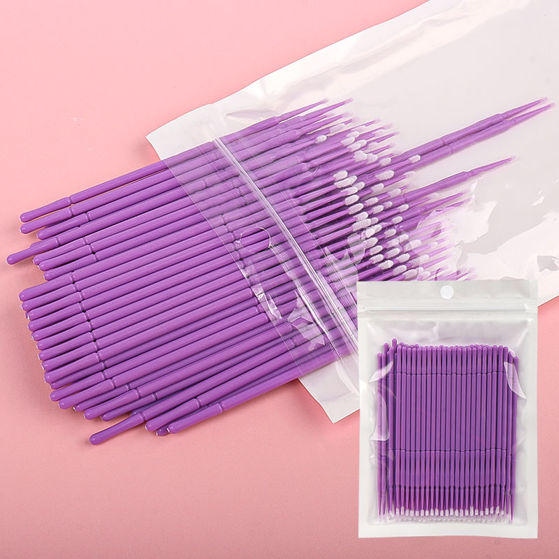 100개/봉지 대나무 속눈썹 연장 클리닝 면봉 래쉬 리 - Lash Adhesive Glue 리뷰 및 가격