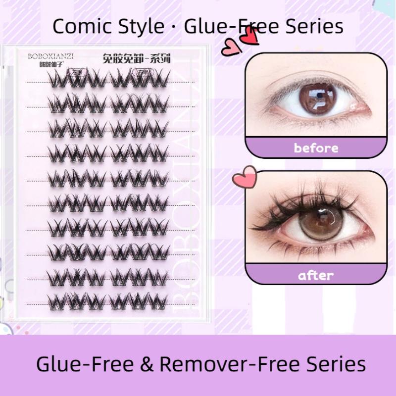 자가 접착식 천연 속눈썹 재사용 가능 접착제 없이 붙이 - Lash Adhesive Glue 리뷰 및 가격