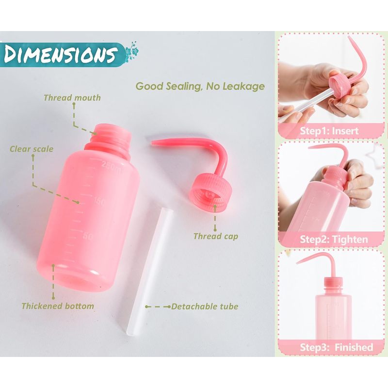 250ml 핑크 벤드 마우스 속눈썹 세척 린스 병, 곡 - Eyelash Extension Japan 리뷰 및 가격