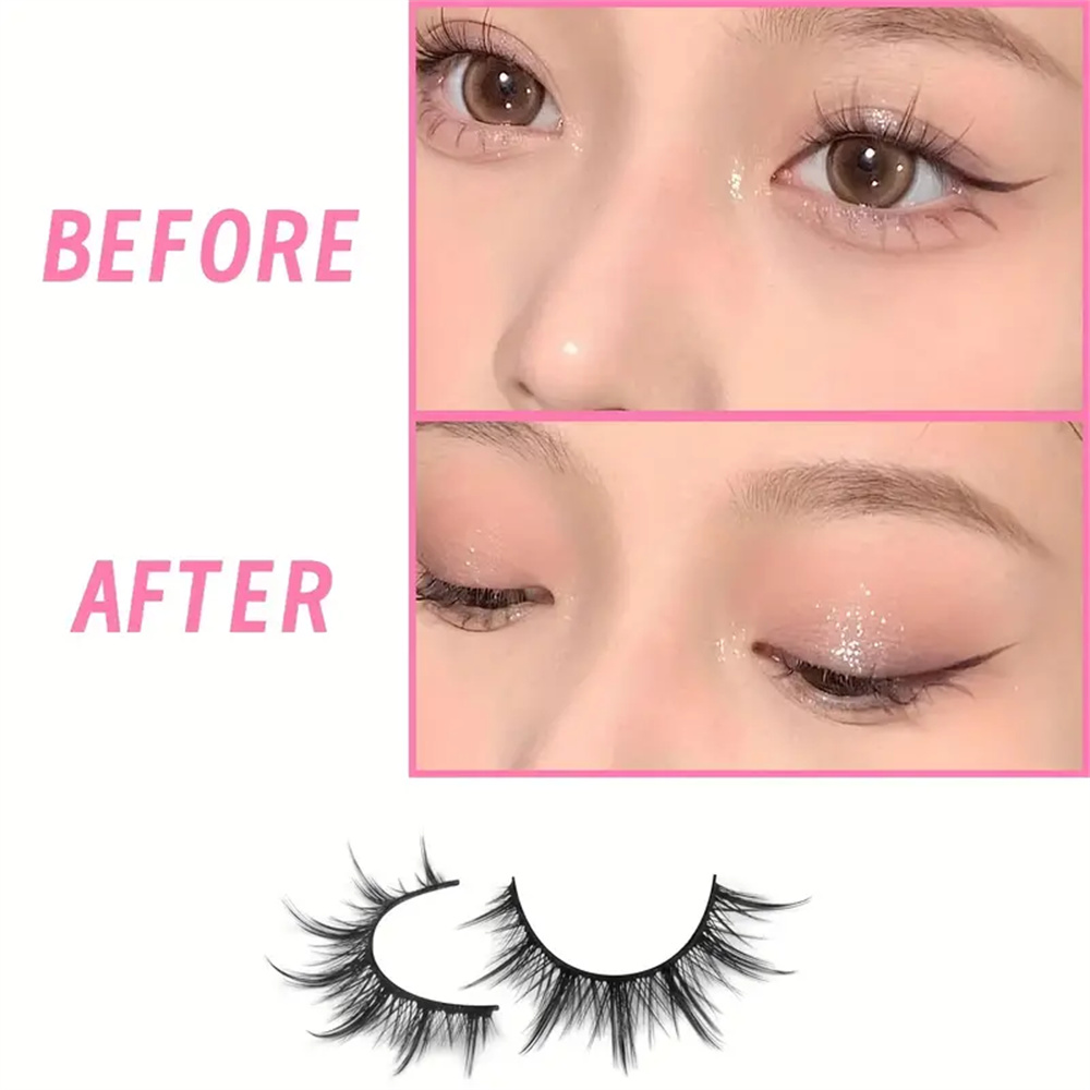 10쌍 만화 애니메이션 속눈썹, 자연스러운 느낌의 인조 - Eyelash Extension Japan 리뷰 및 가격