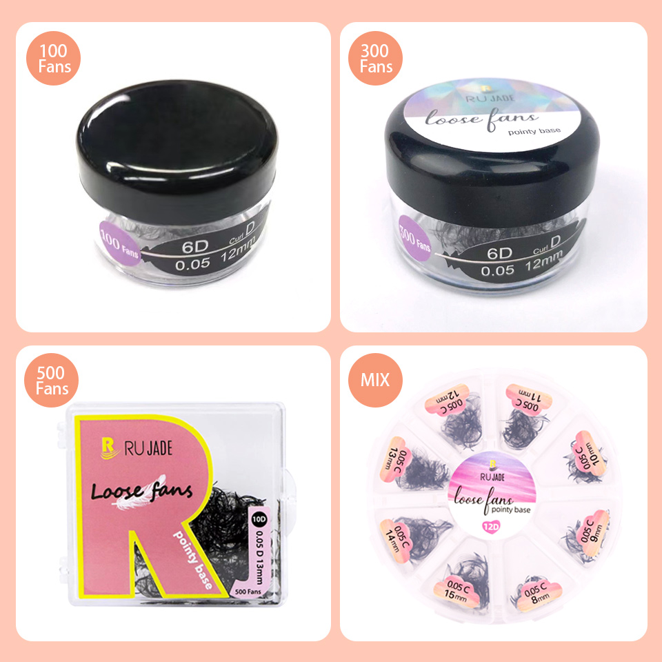 RUJADE 얇은 뾰족한 베이스 인조 속눈썹 익스텐션, - Eyelash Extension For Asian Eyes 리뷰 및 가격