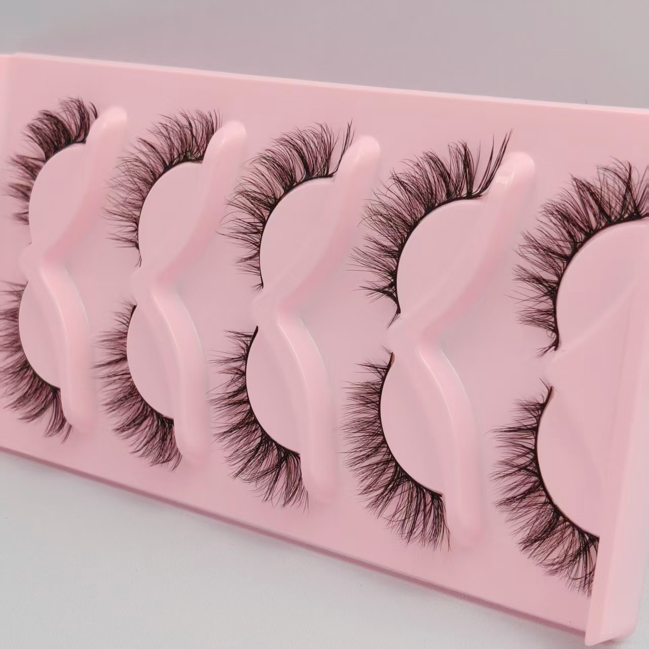5쌍 아시아 믹스 스타일 인조 속눈썹, 일체형 블랙 스 - Eyelash Extension Japan 리뷰 및 가격