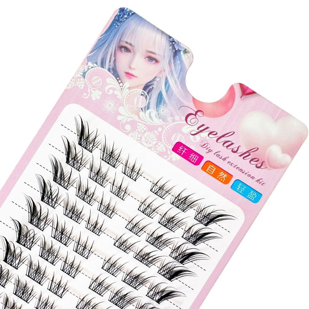 3D 캣아이 클러스터 속눈썹 내추럴 만화 폭스 인조 속 - Eyelash Extension For Asian Eyes 리뷰 및 가격