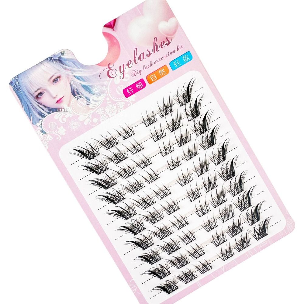 3D 캣아이 클러스터 속눈썹 내추럴 만화 폭스 인조 속 - Eyelash Extension For Asian Eyes 리뷰 및 가격