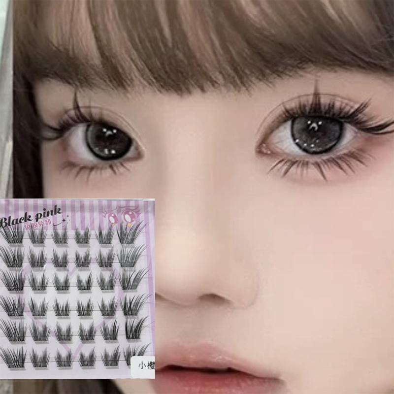 블랙 클러스터 속눈썹 셀프 접착식 접착제 없음 6줄 분 - Lash Adhesive Glue 리뷰 및 가격