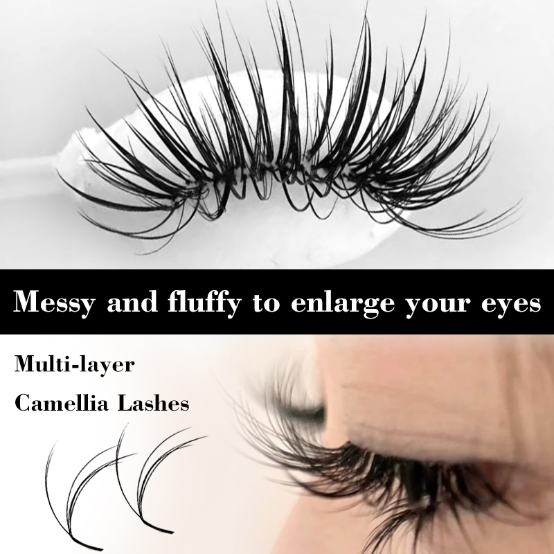 윙키 뷰티 6D 와일드 속눈썹 더블 레이어 카멜리아 속 - Eyelash Extension Double Volume 리뷰 및 가격